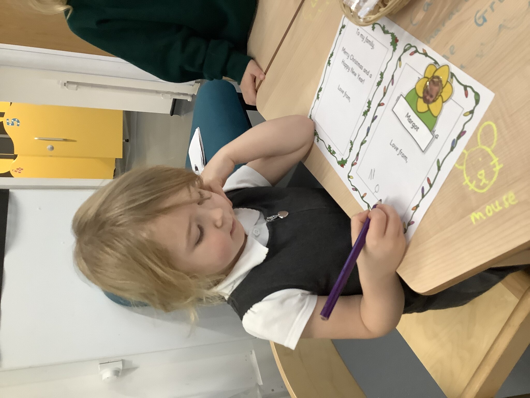 Image of Literacy - Daffodils - Name writing