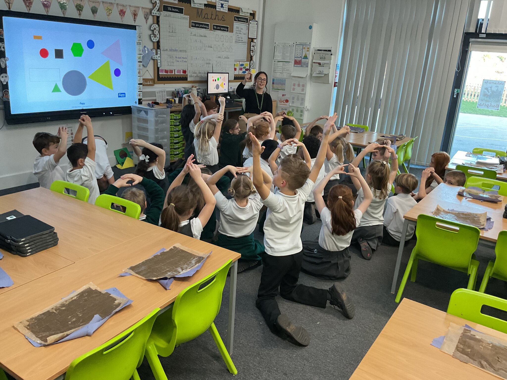 Image of French colours in Team Badgers