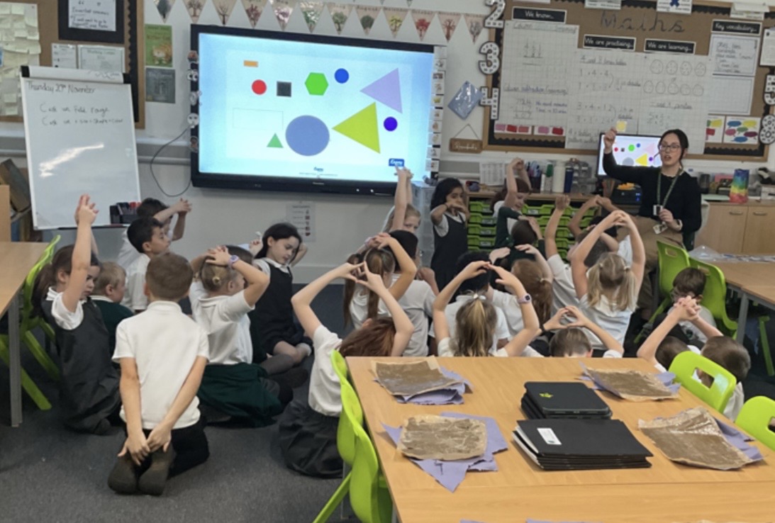 Image of French shapes in Team Badgers