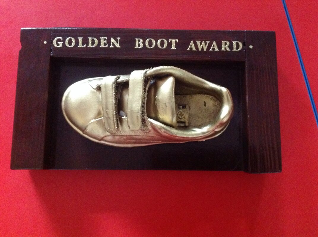 Image of Our first golden boot of the new academic year