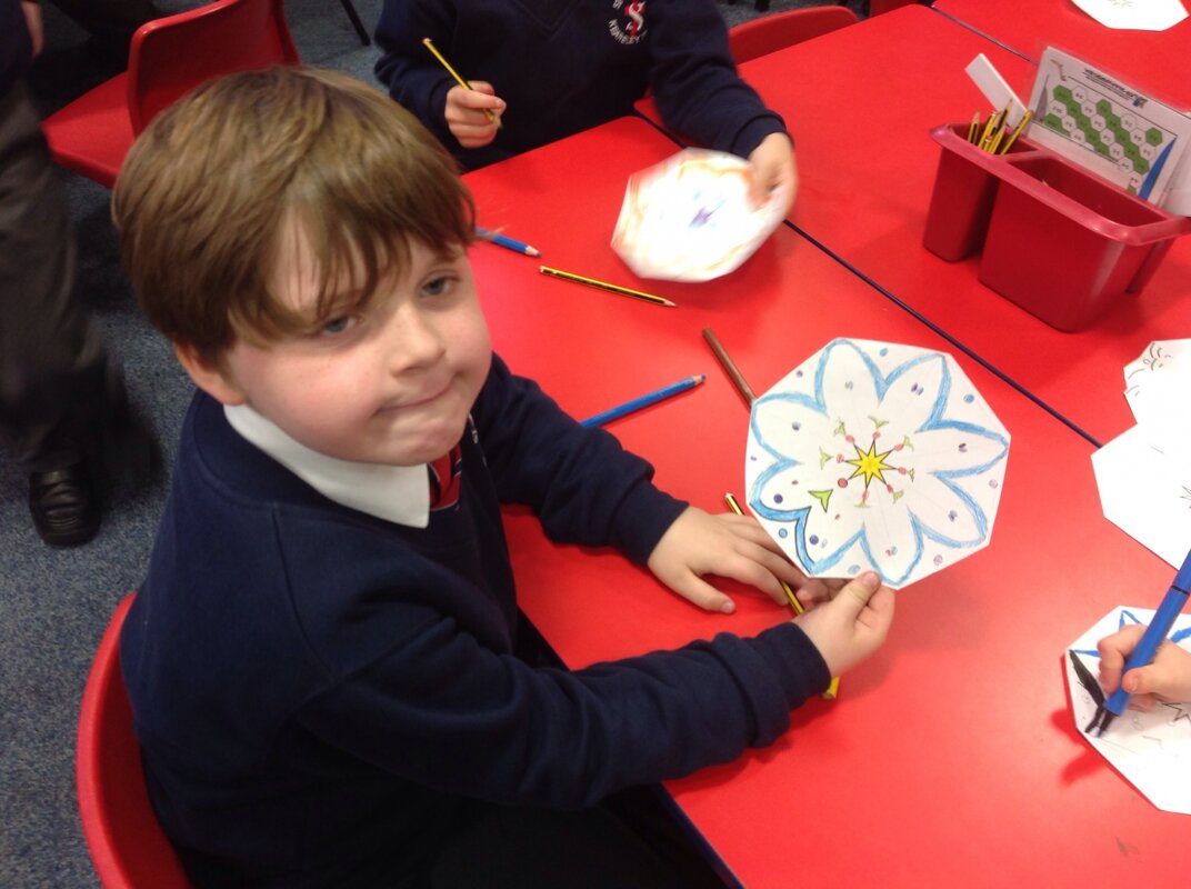 Image of Rotational Symmetry Rangoli Patterns