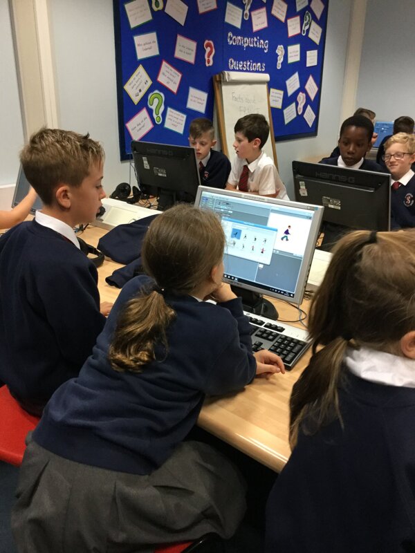 Image of Scratch Coding IT Lesson