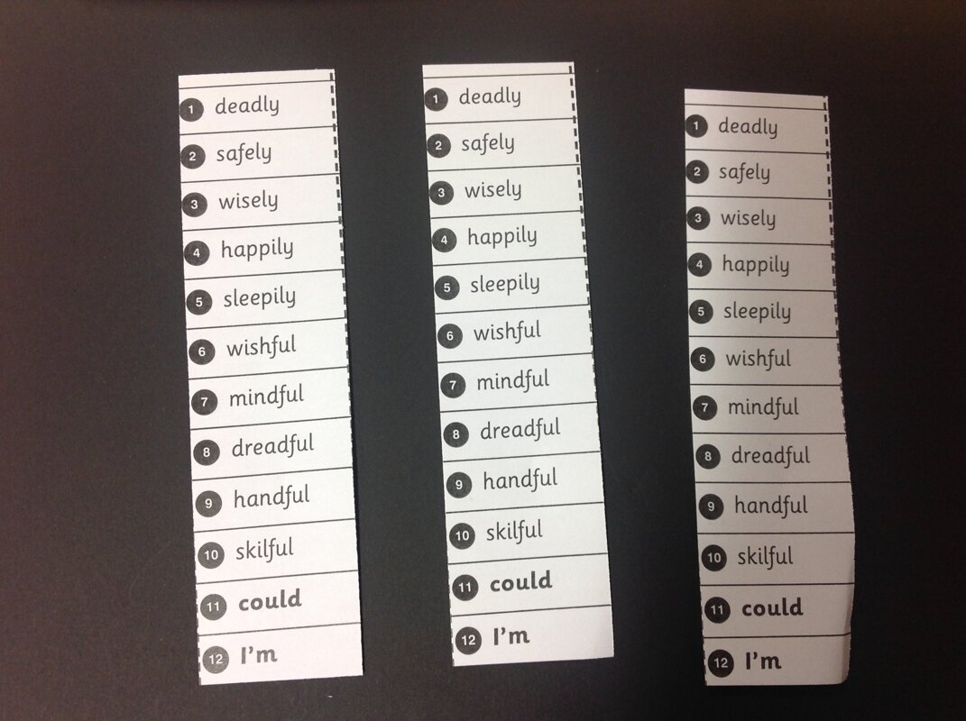 Image of New spellings for our test 16.6.17