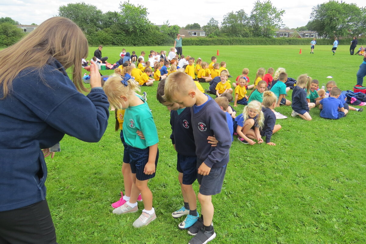 Image of Three legged race fun