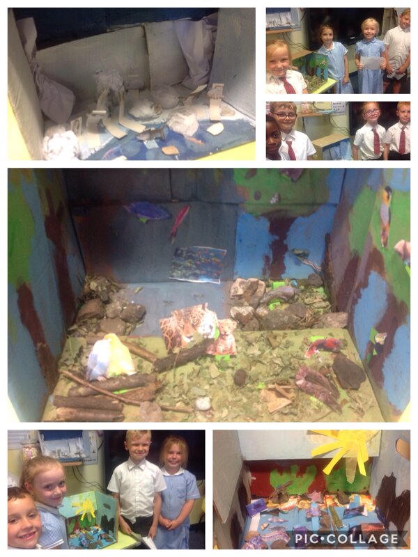 Image of Presenting our dioramas 