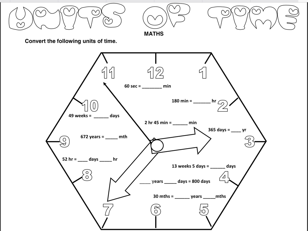 Image of Units of time