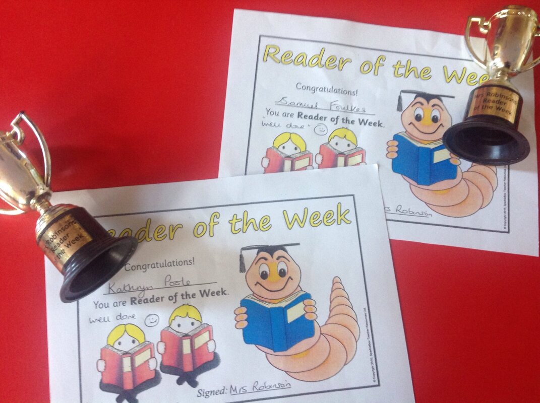 Image of Mrs Robinson's Reader(s) of the Week...