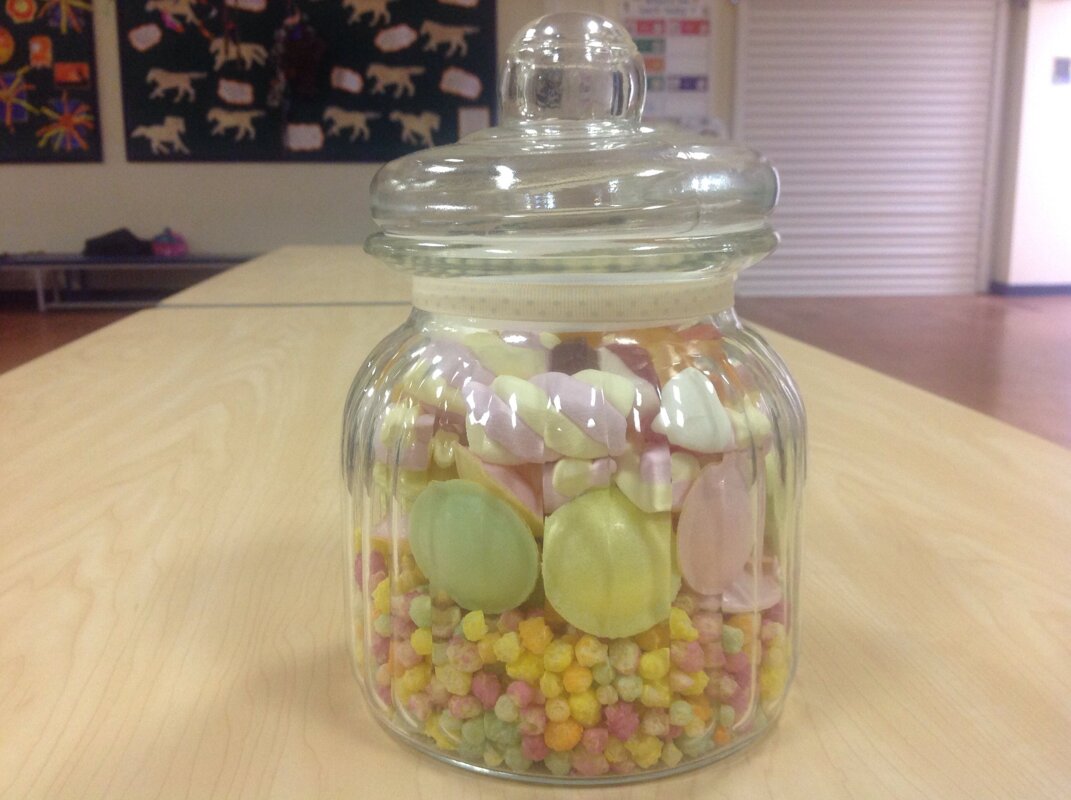 Image of Request for creatively filled jars...it must mean a non school uniform day