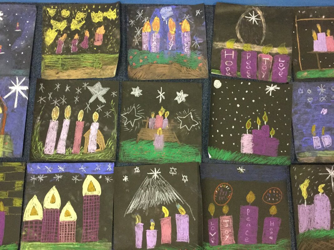 Image of Advent Candle Art (2) 