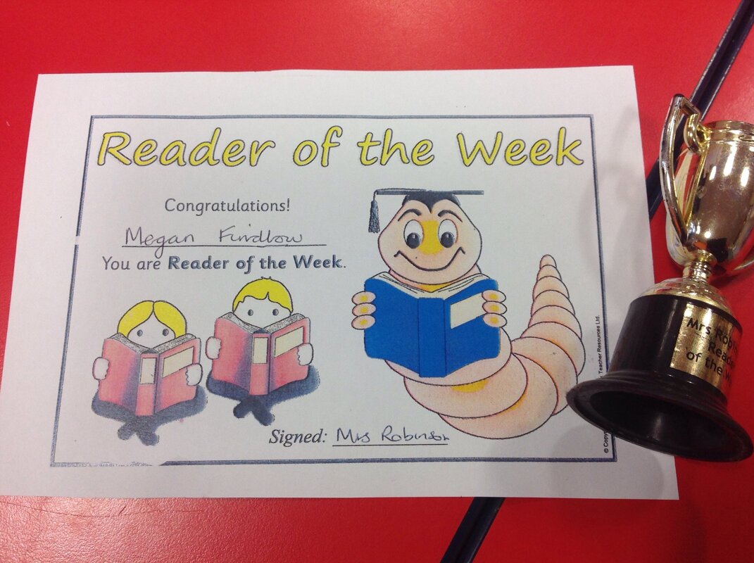 Image of Mrs Robinson's Reader of the Week