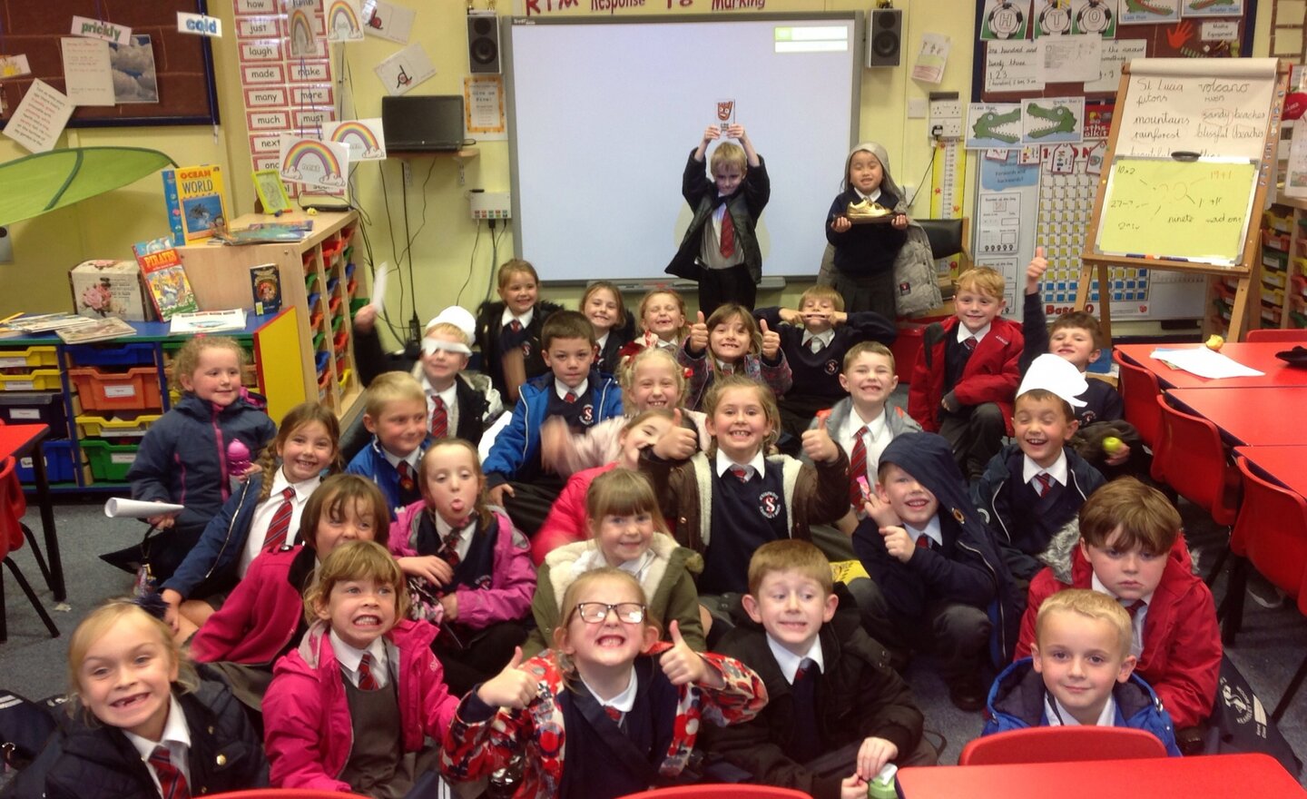 Image of Proud Winners of the Walk to School Trophy