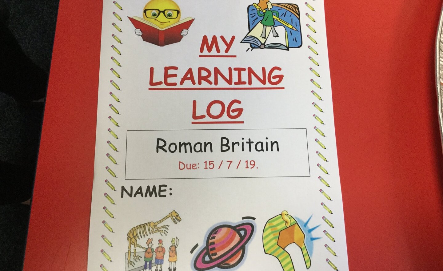 Image of Roman Britain Learning Log