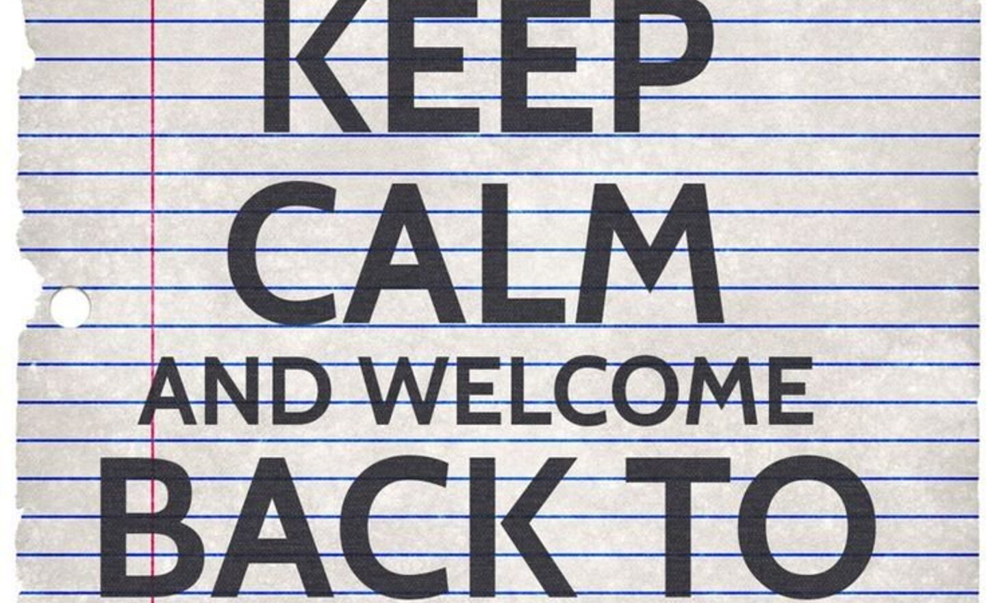 Image of Welcome back