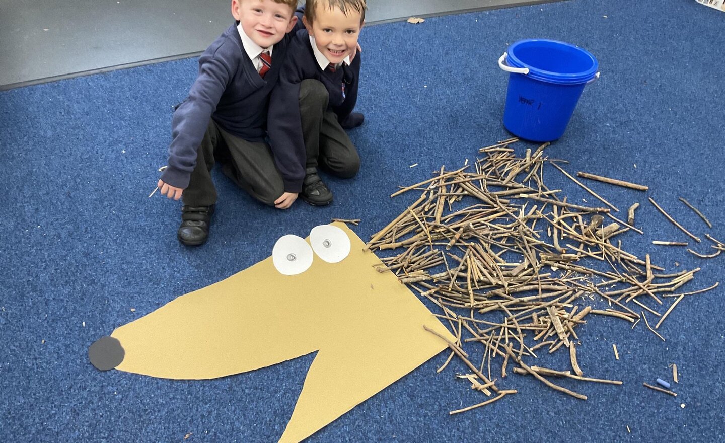 Image of Collaborative hedgehog art attack