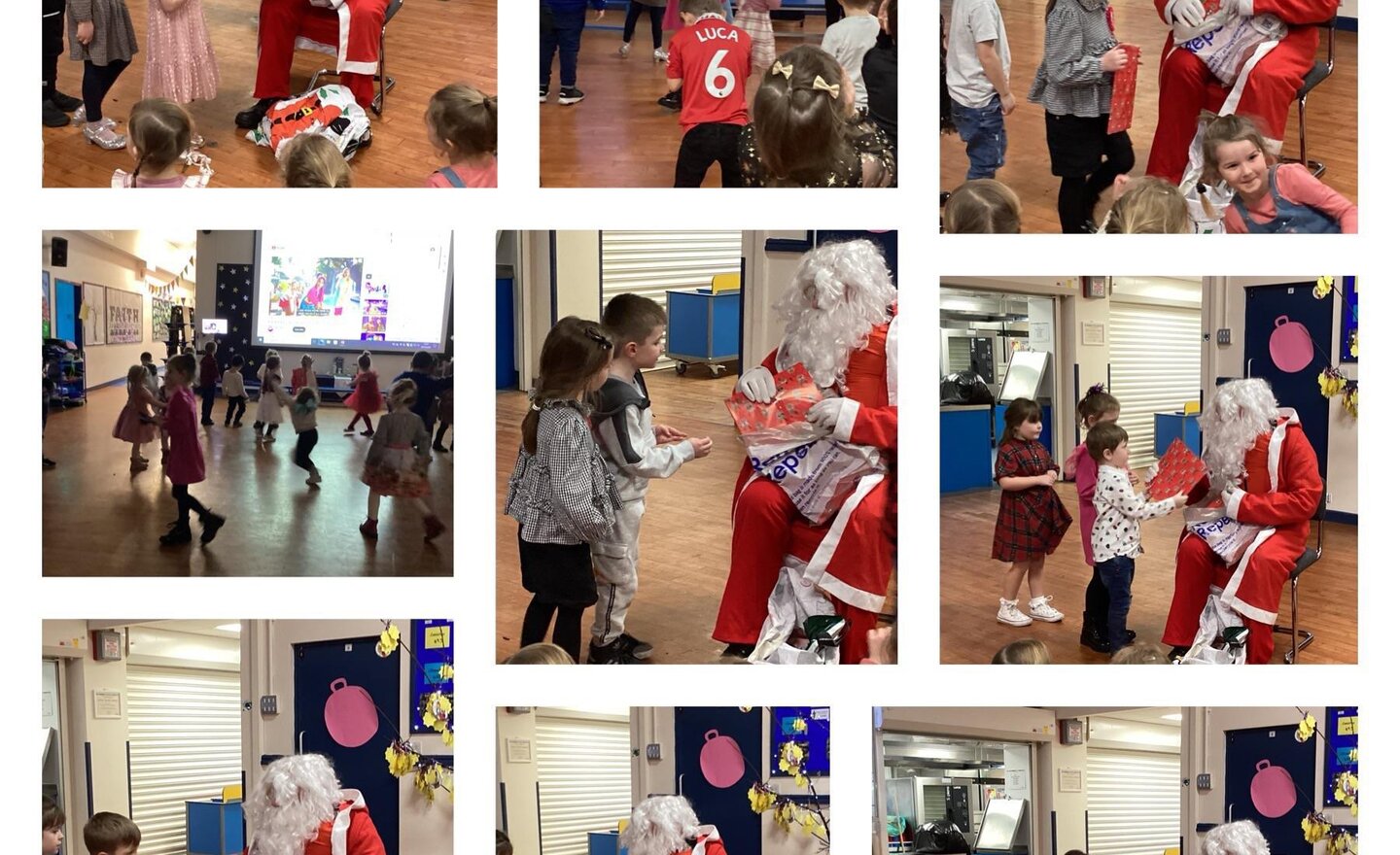 Image of A visit from Father Christmas and a gift for everyone