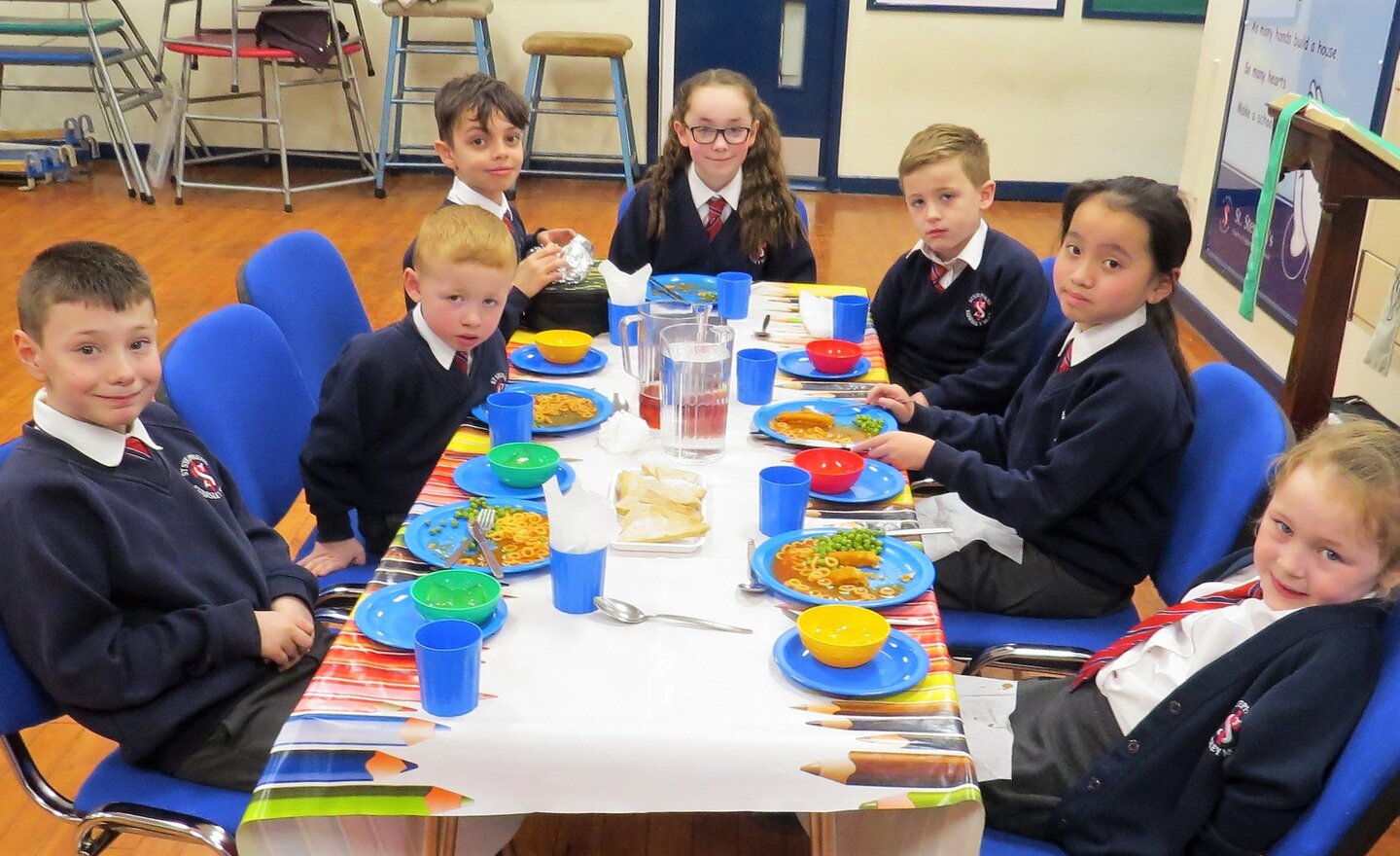 Image of Top Table - No Room for the Head!