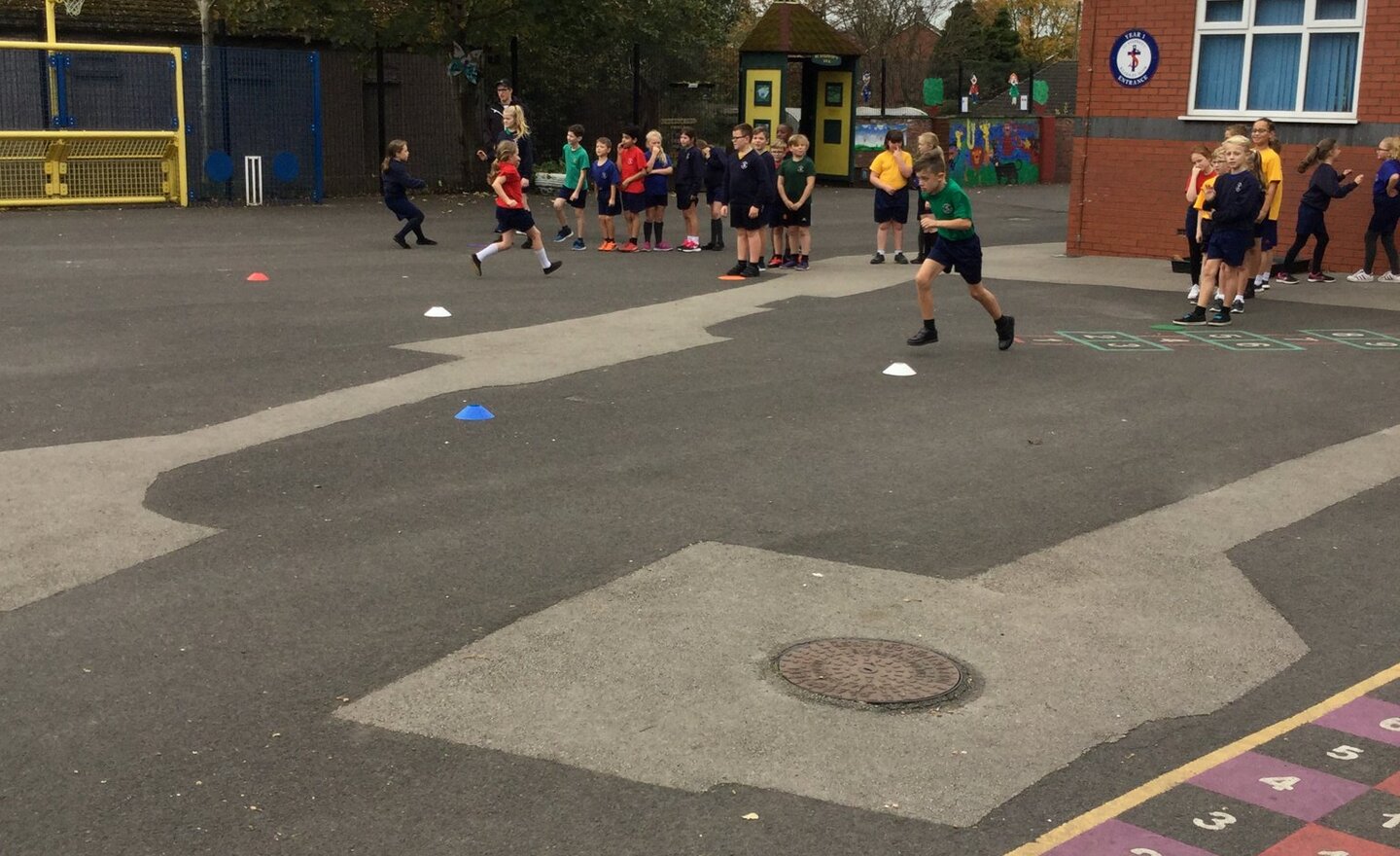 Image of Year 5 PE lesson