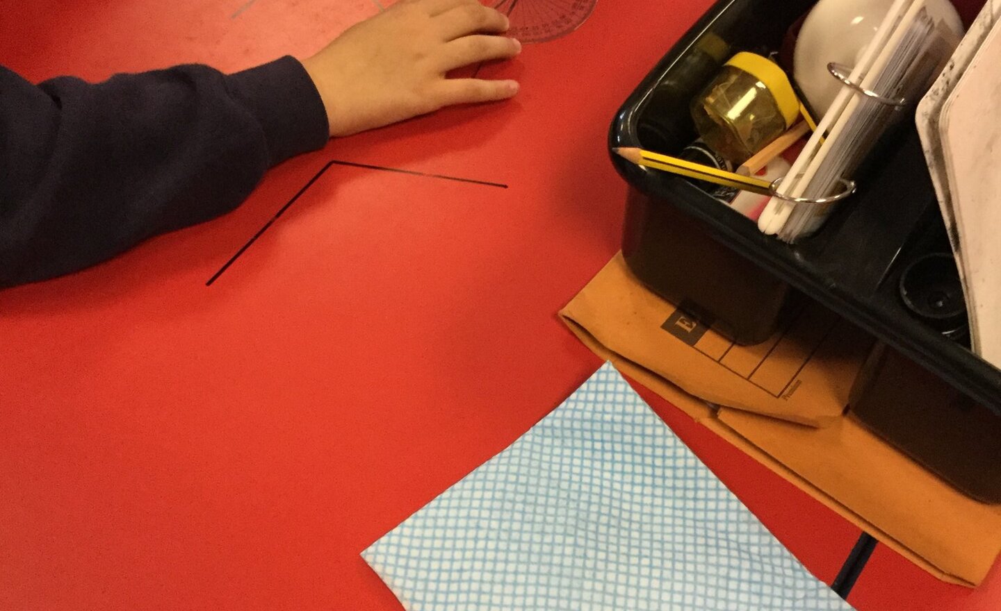 Image of An artistic maths lesson in Year 5