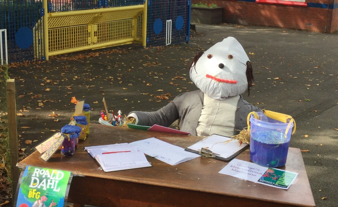 Image of Our Roald Dahl Scarecrow