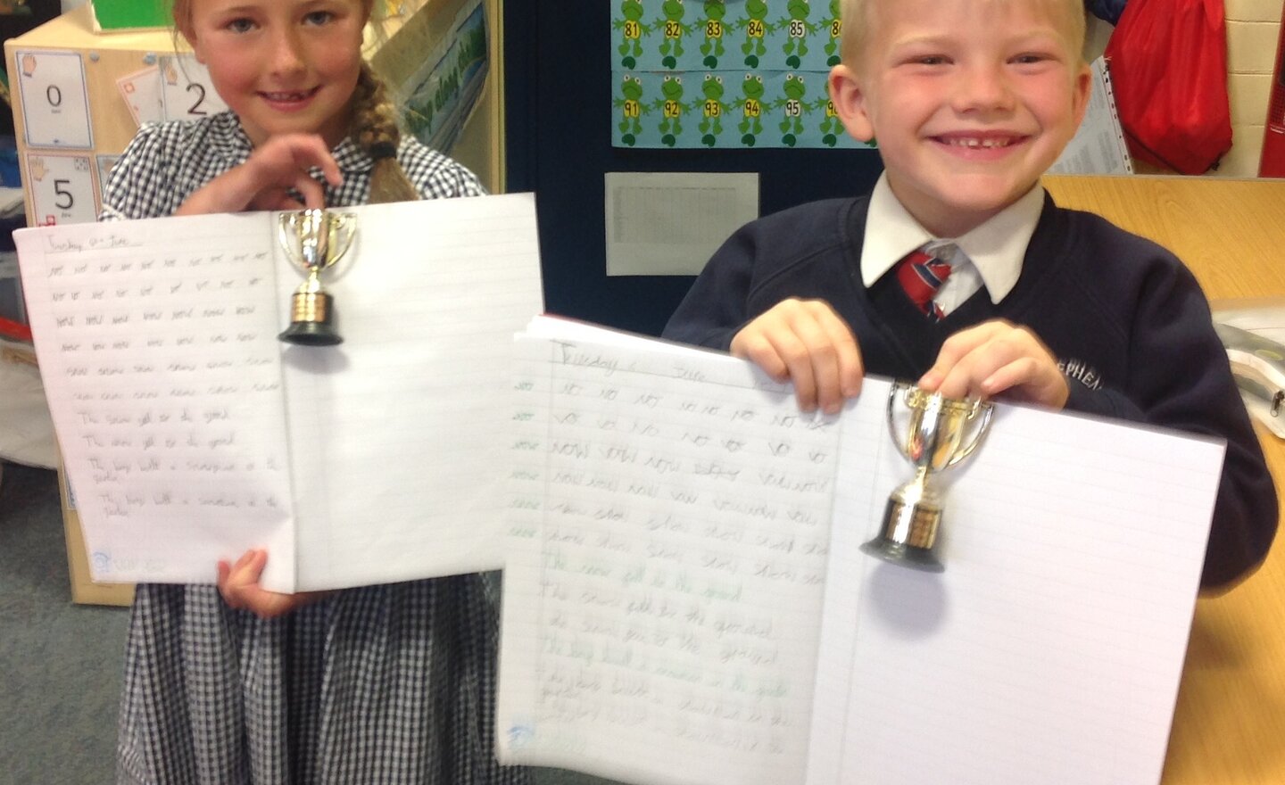 Image of Miss Clegg's Handwriting Blog Stars...