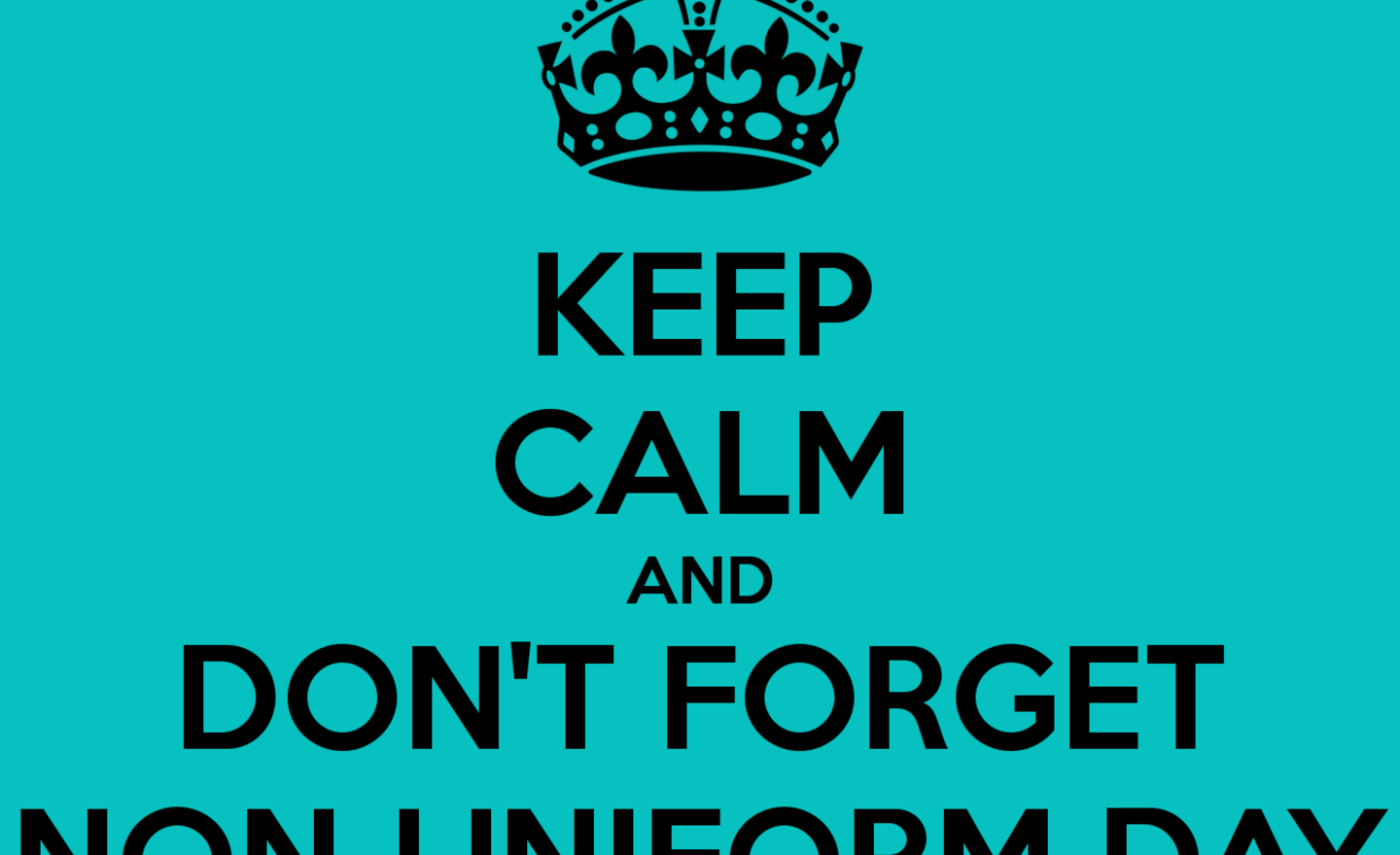 Image of Non uniform Day - Friday