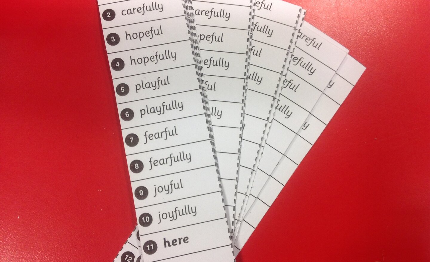 Image of Next Week's Spellings....