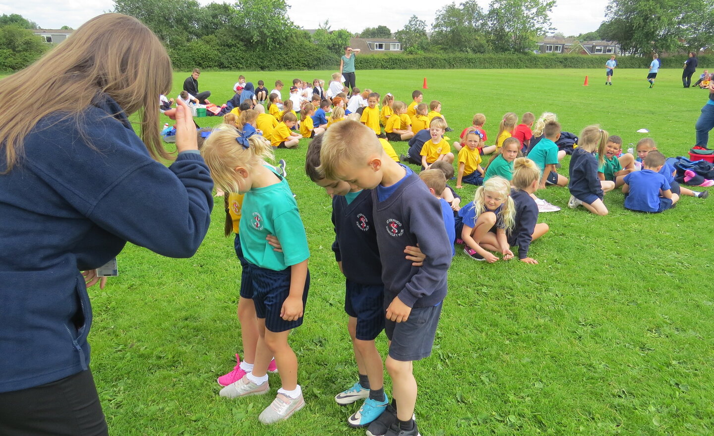 Image of Three legged race fun