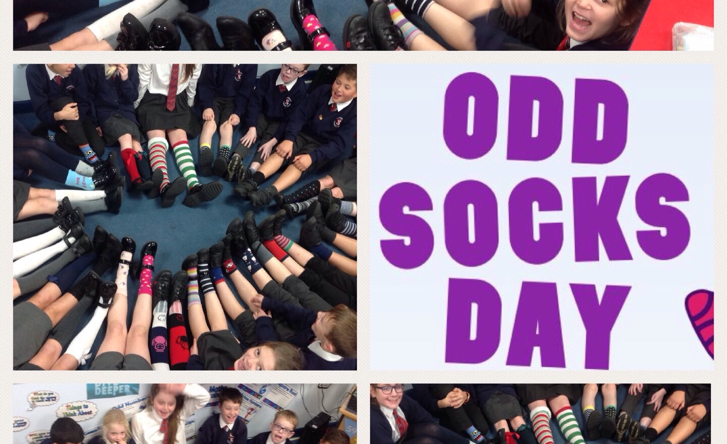 Image of Awesome in our odd socks