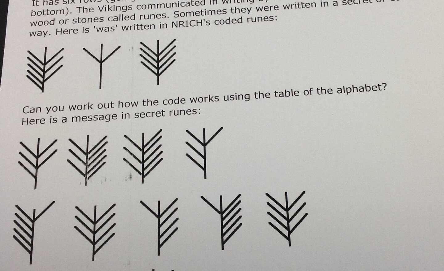 Image of We've gone old school for our maths learning