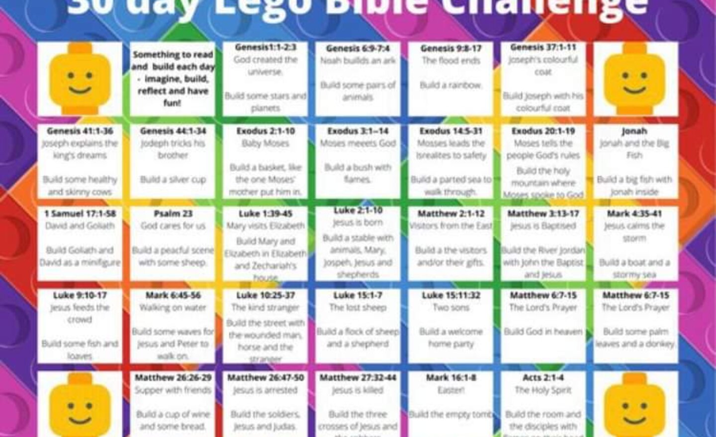 Image of Can you complete the 30 day lego challenge?