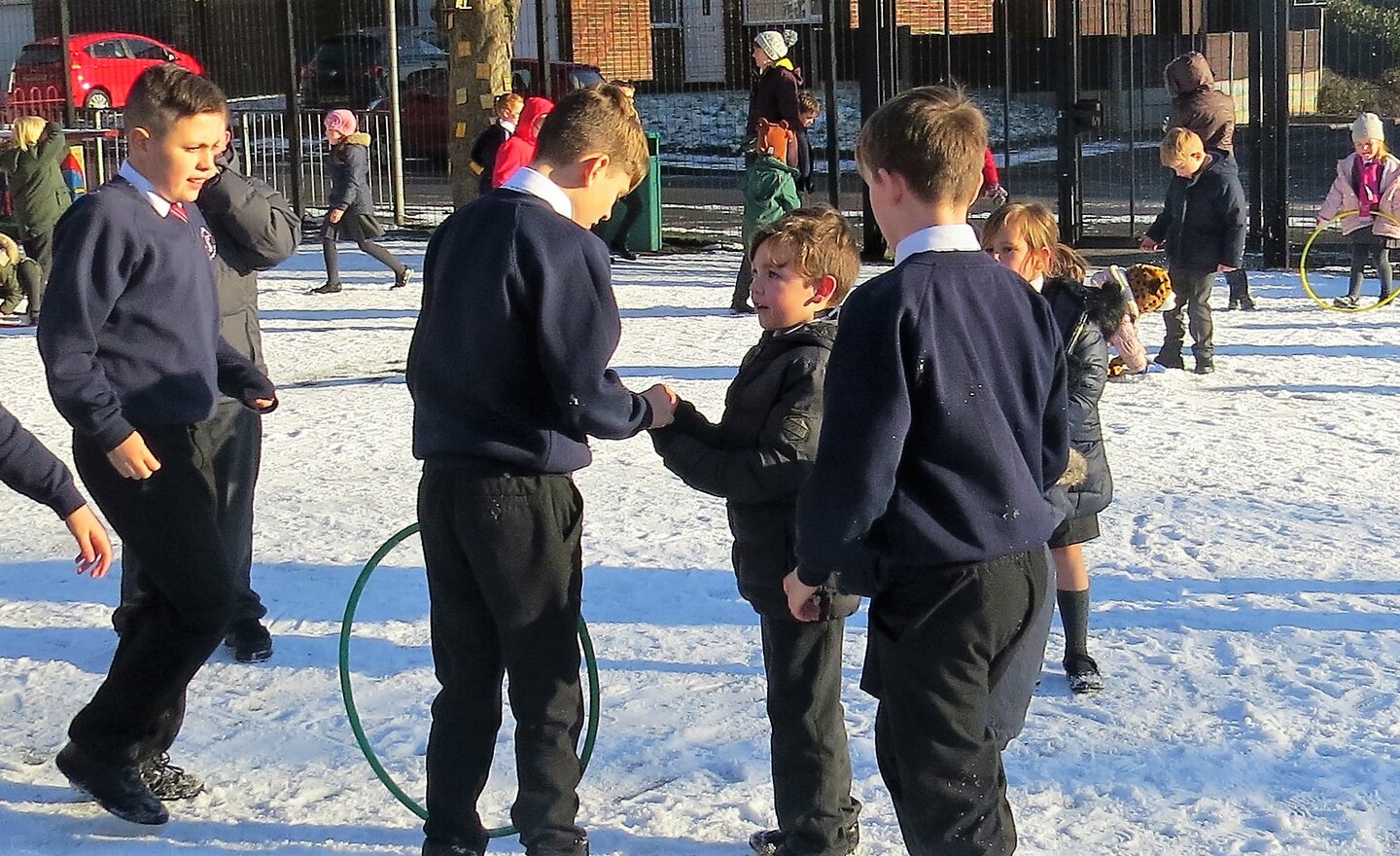 Image of Lunchtime in the Snow