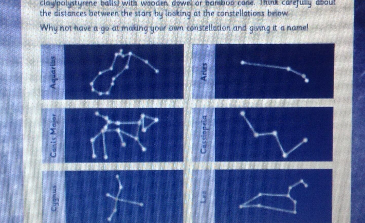 Image of Create your own constellation 