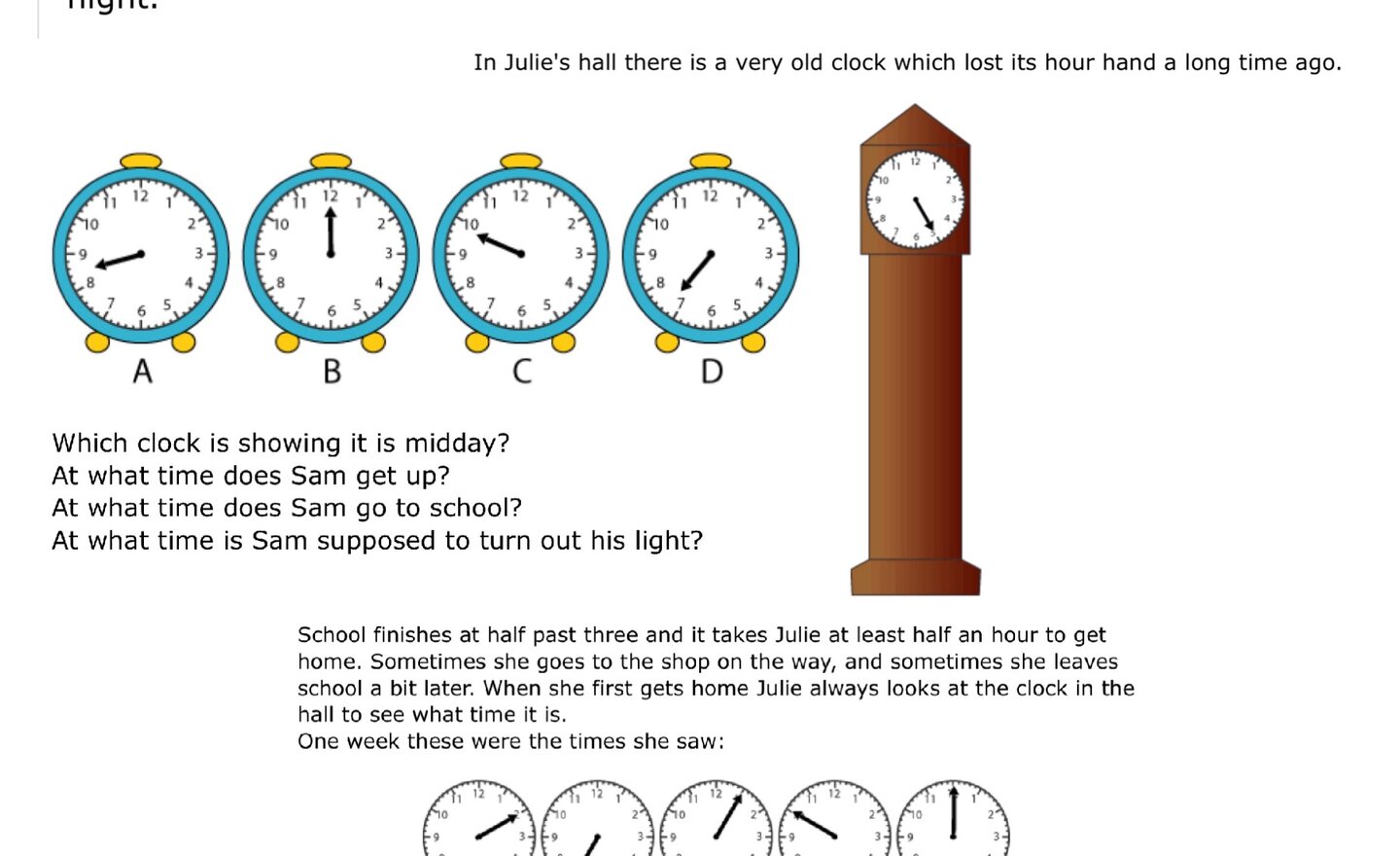 Image of The two clock challenge