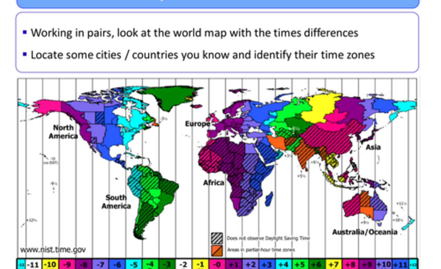 Image of Time zones Activity