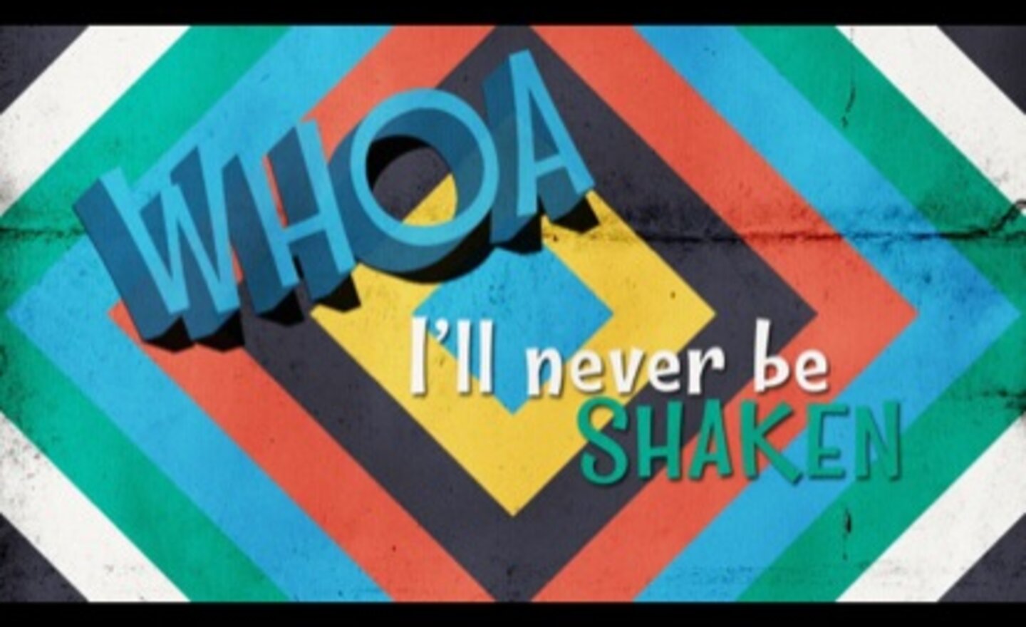 Image of Never be shaken worship song