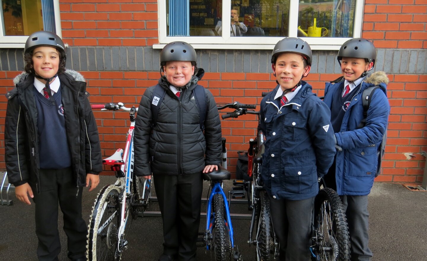 Image of Early Morning (Safe) Cyclists