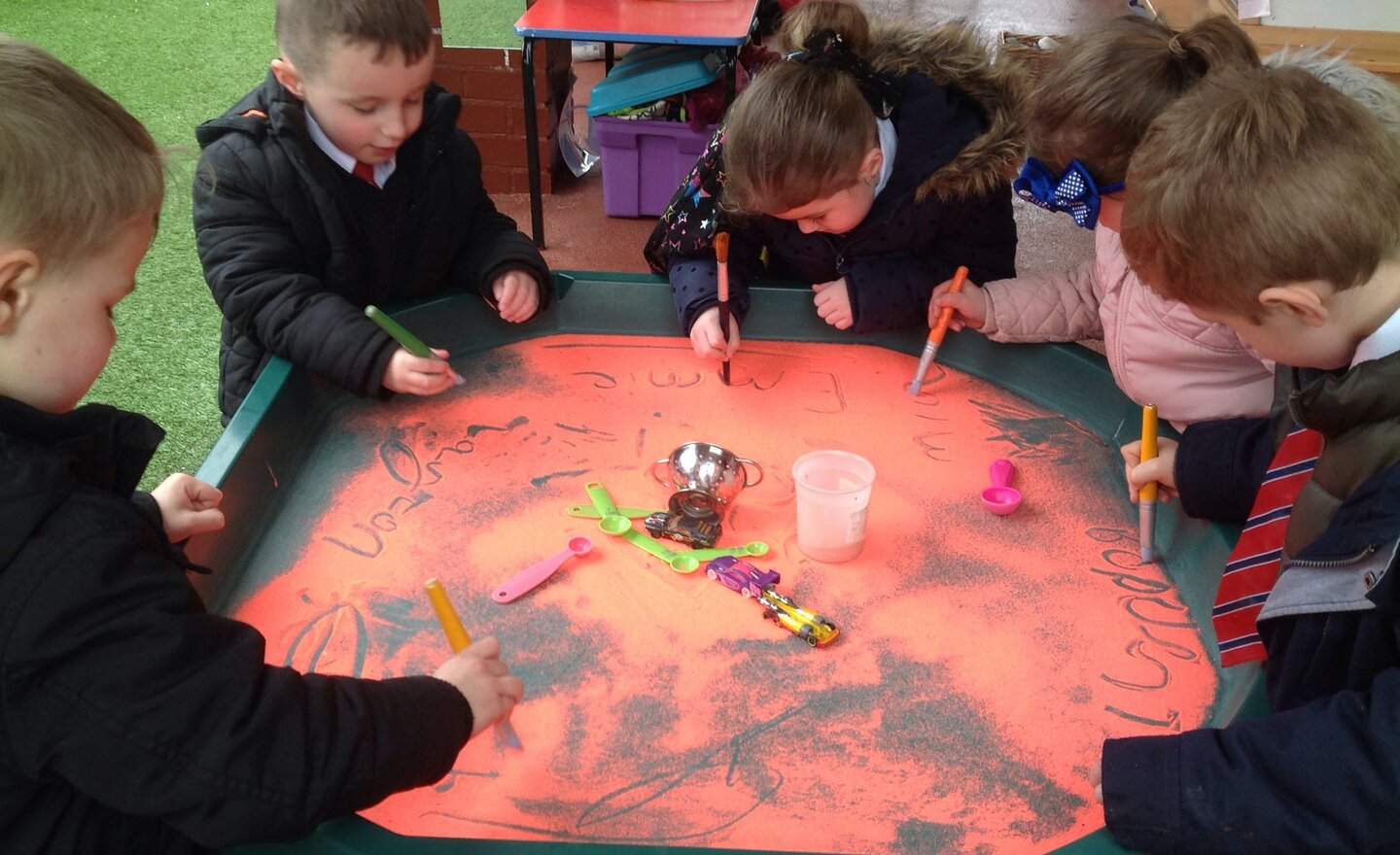 Image of Writing in the sand