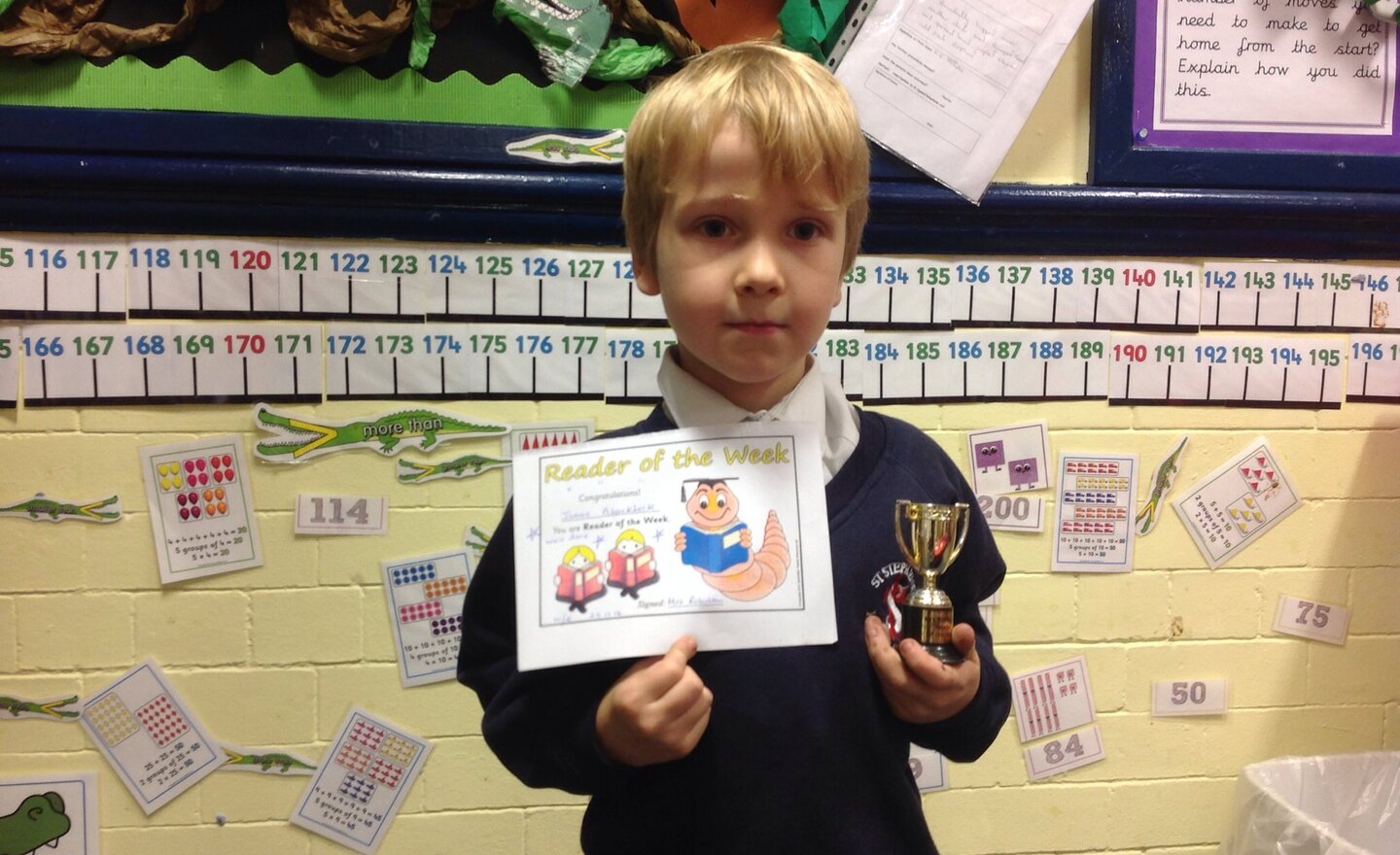 Image of Mrs Robinson's reader of the week