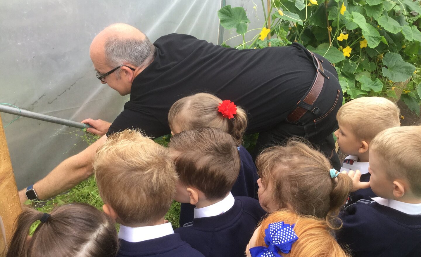 Image of Having Fun in the Eco garden.