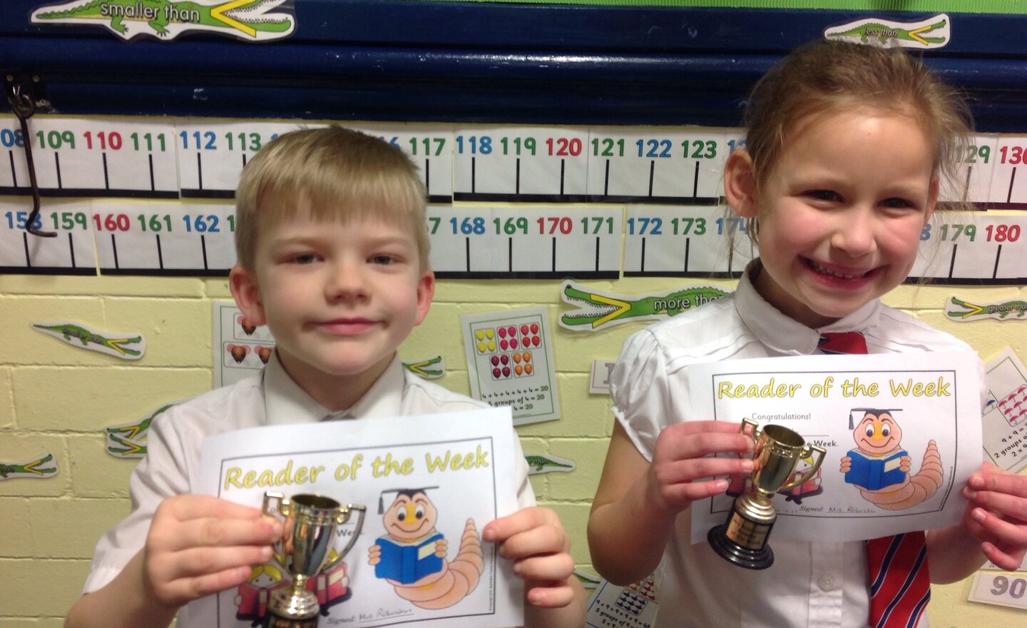 Image of Mrs Robinson's Readers of the Week