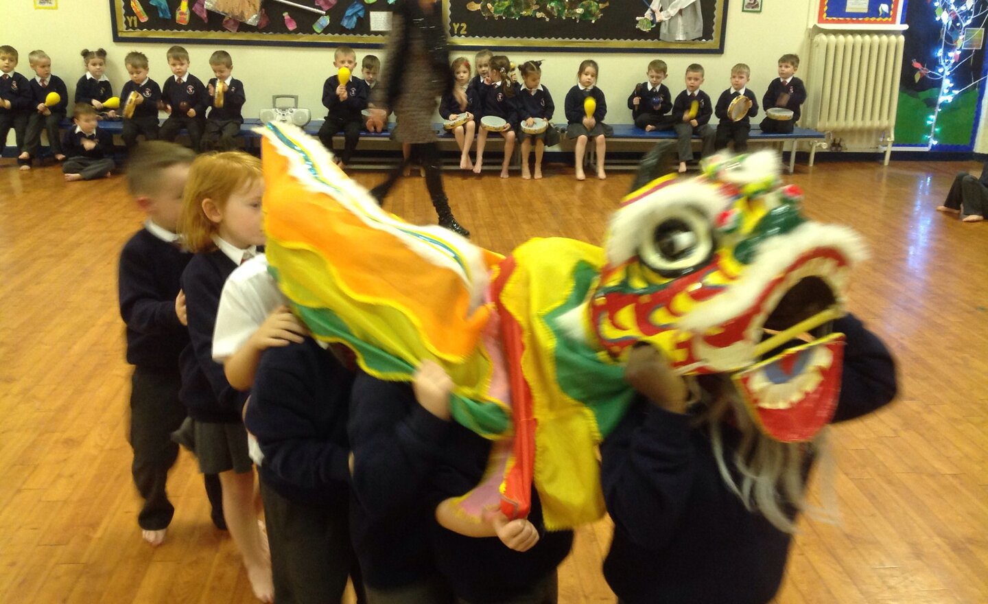 Image of Chinese dancing