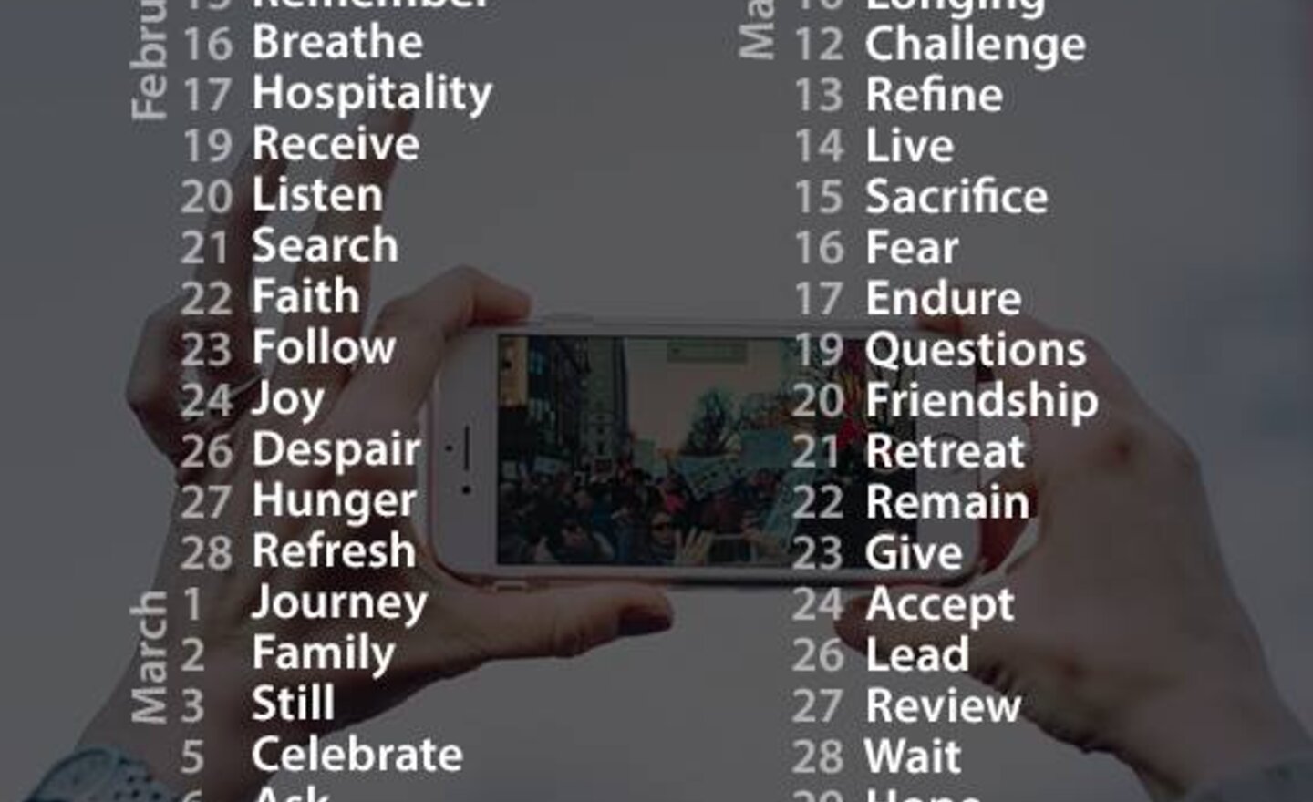 Image of The Lent challenge