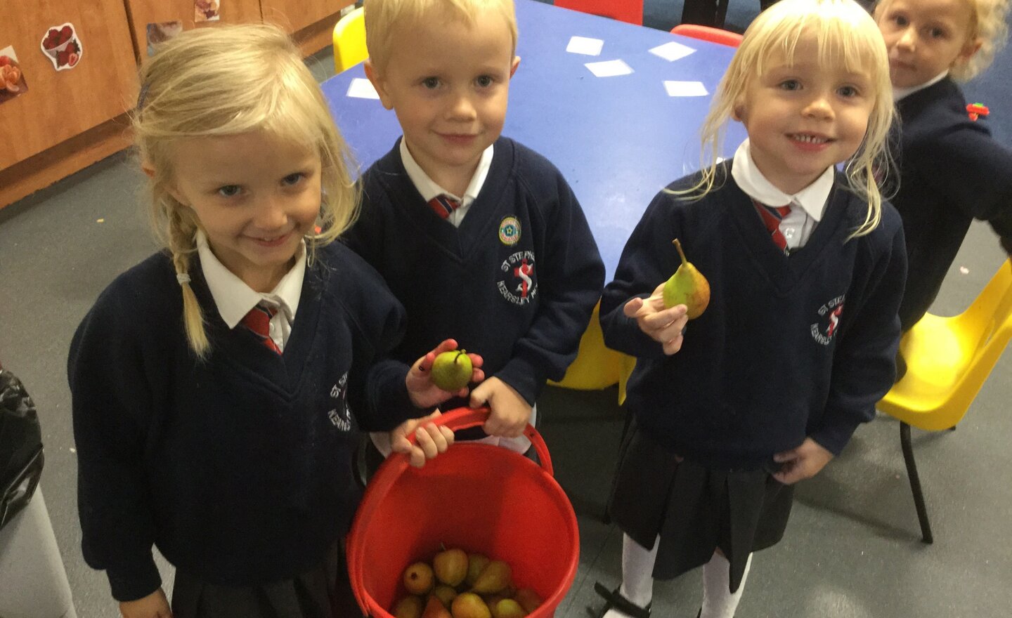 Image of Harvest Time in the Eco Garden.