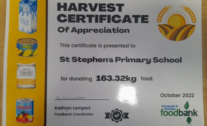 Image of Harvest Donation