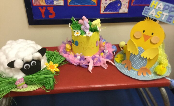 Image of Year 2 Easter Bonnet Winners