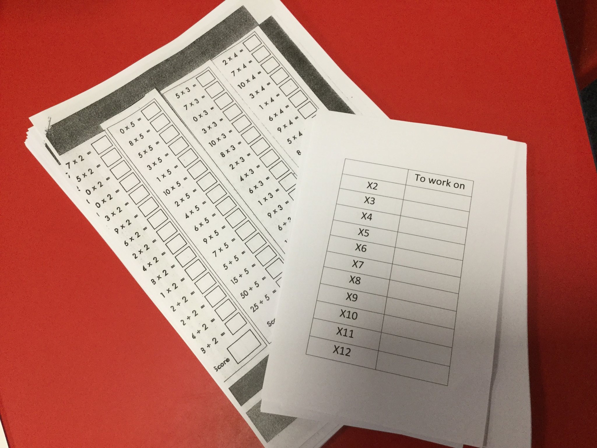 Image of Multiplication Assessment