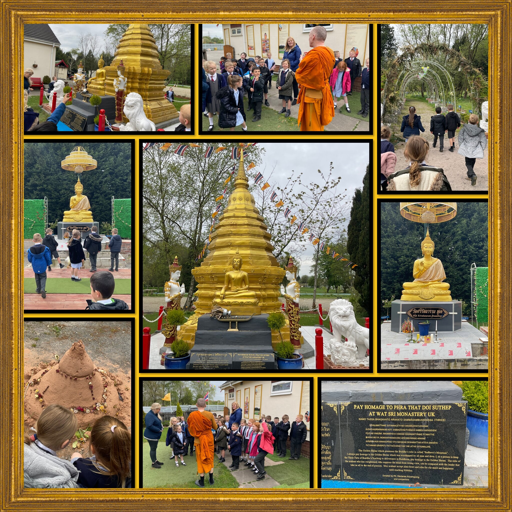 Image of Our visit to the Buddhist Temple