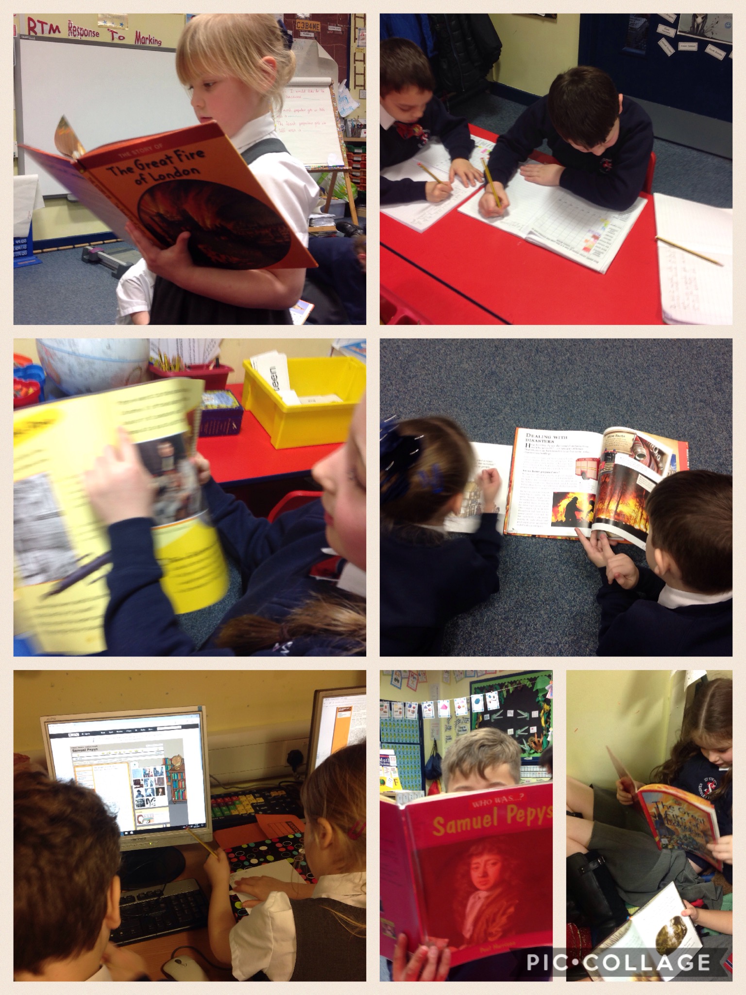 Image of Researching the Great Fire...