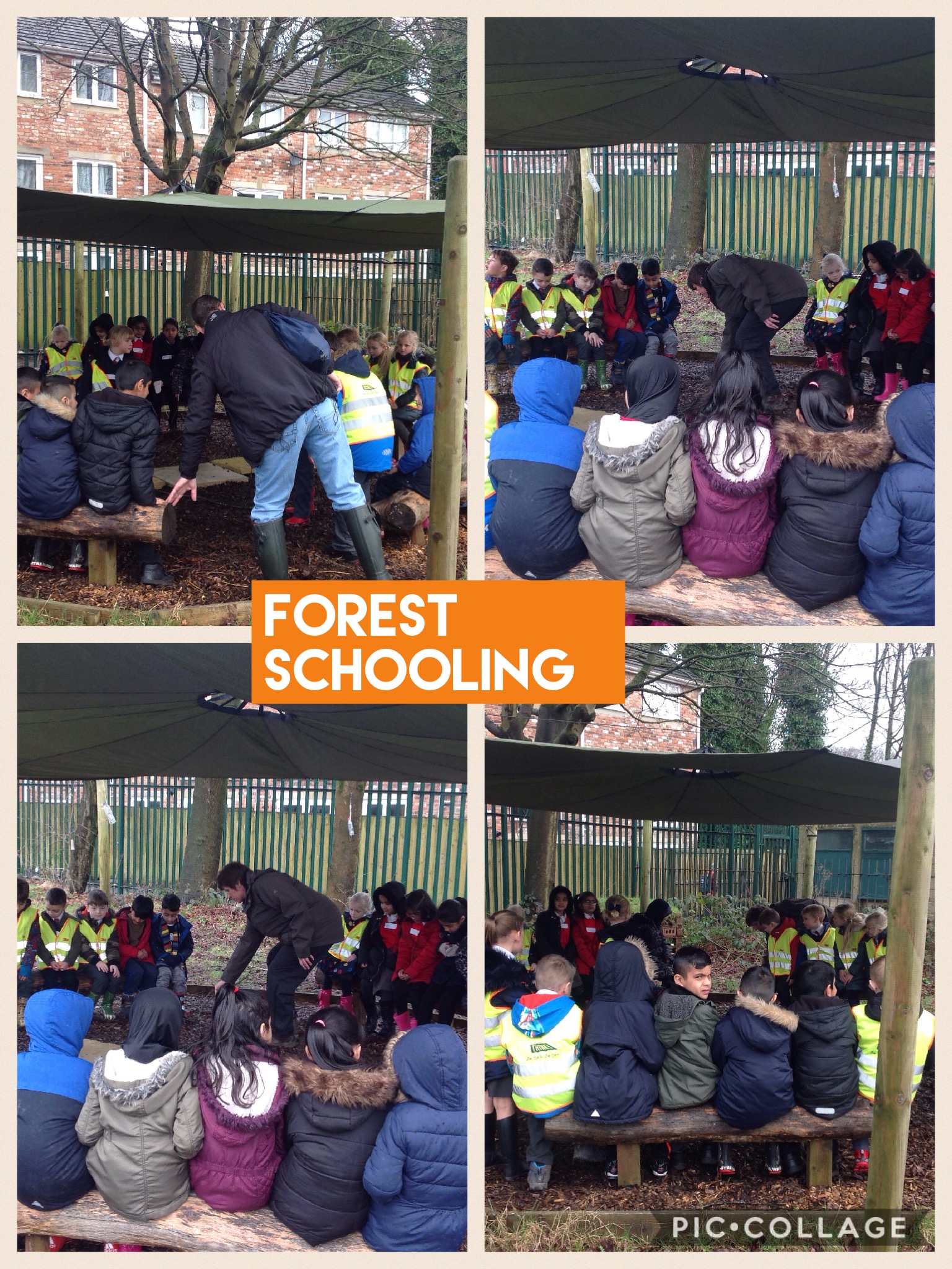 Image of An outdoors education through forest school teaching