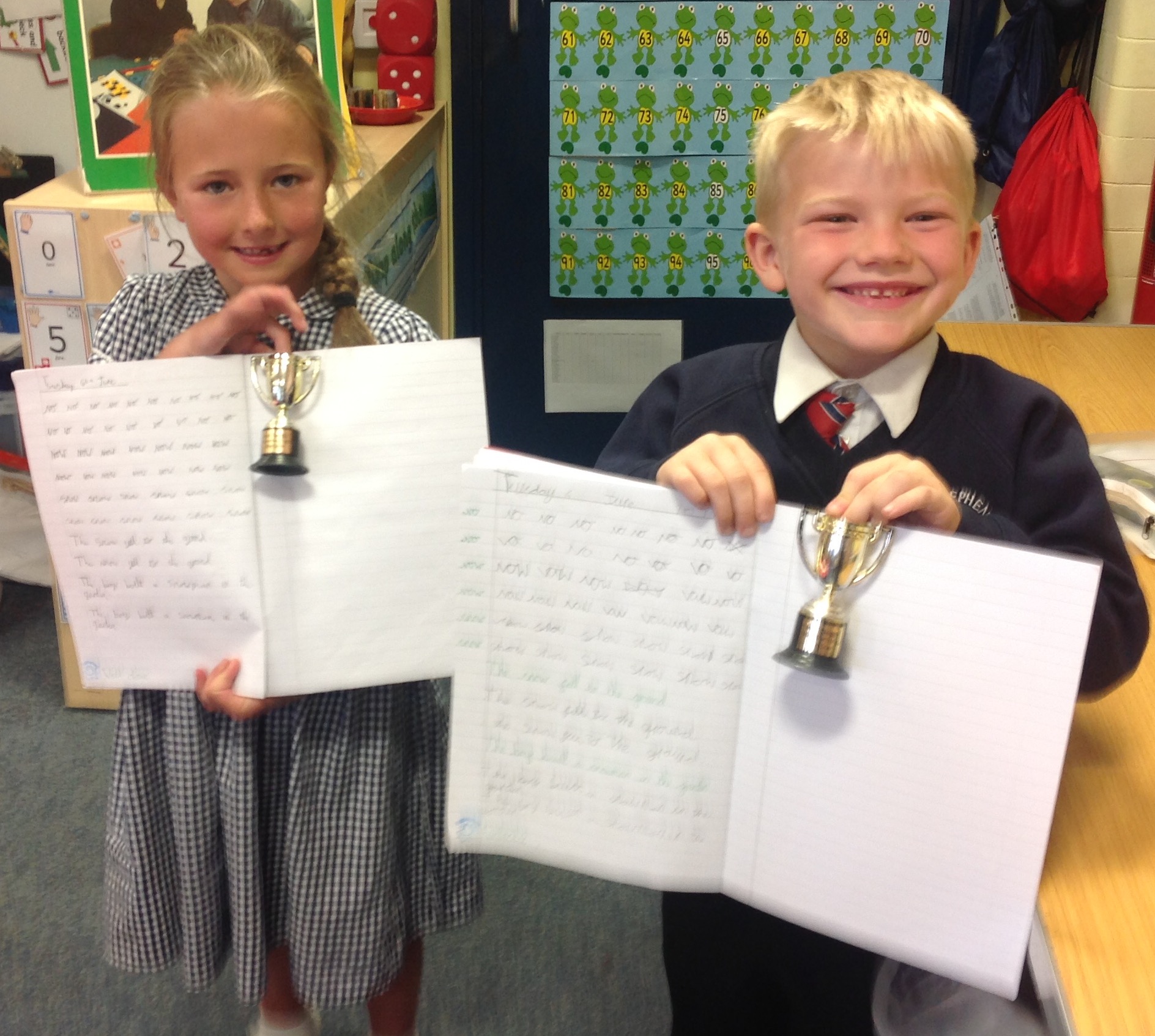 Image of Miss Clegg's Handwriting Blog Stars...